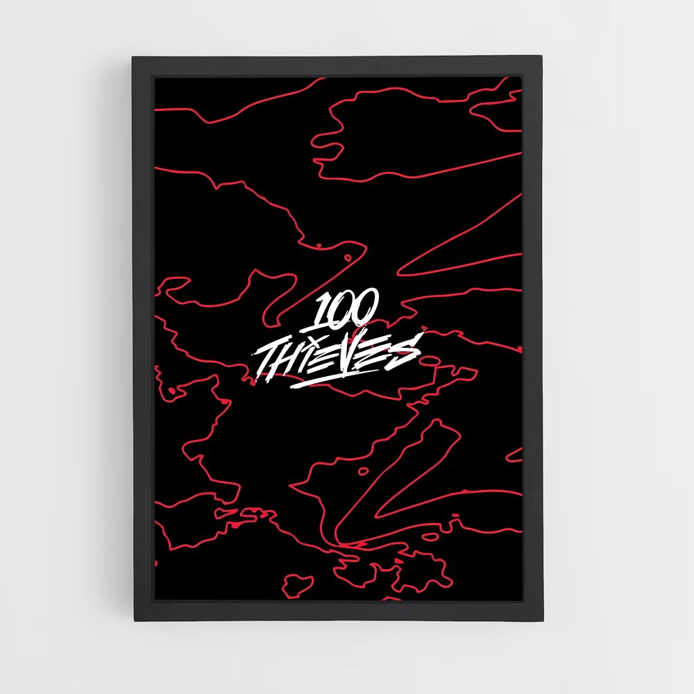 Poster Red Line Revolution – affiche Esports (vue 2)